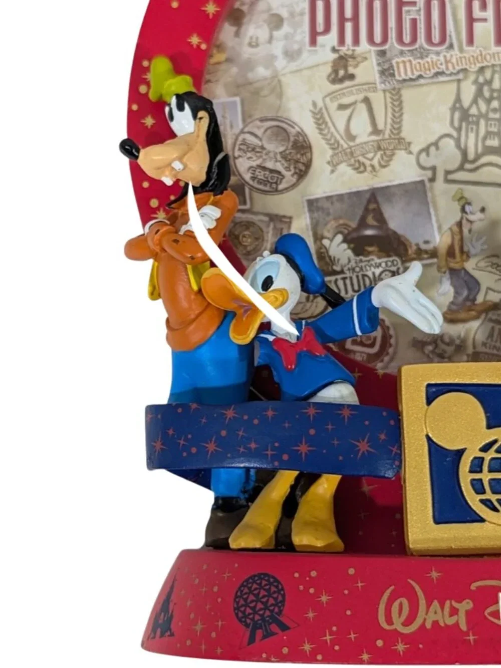 Disney Parks Mickey Ears 3 Photo Frame Flawed READ